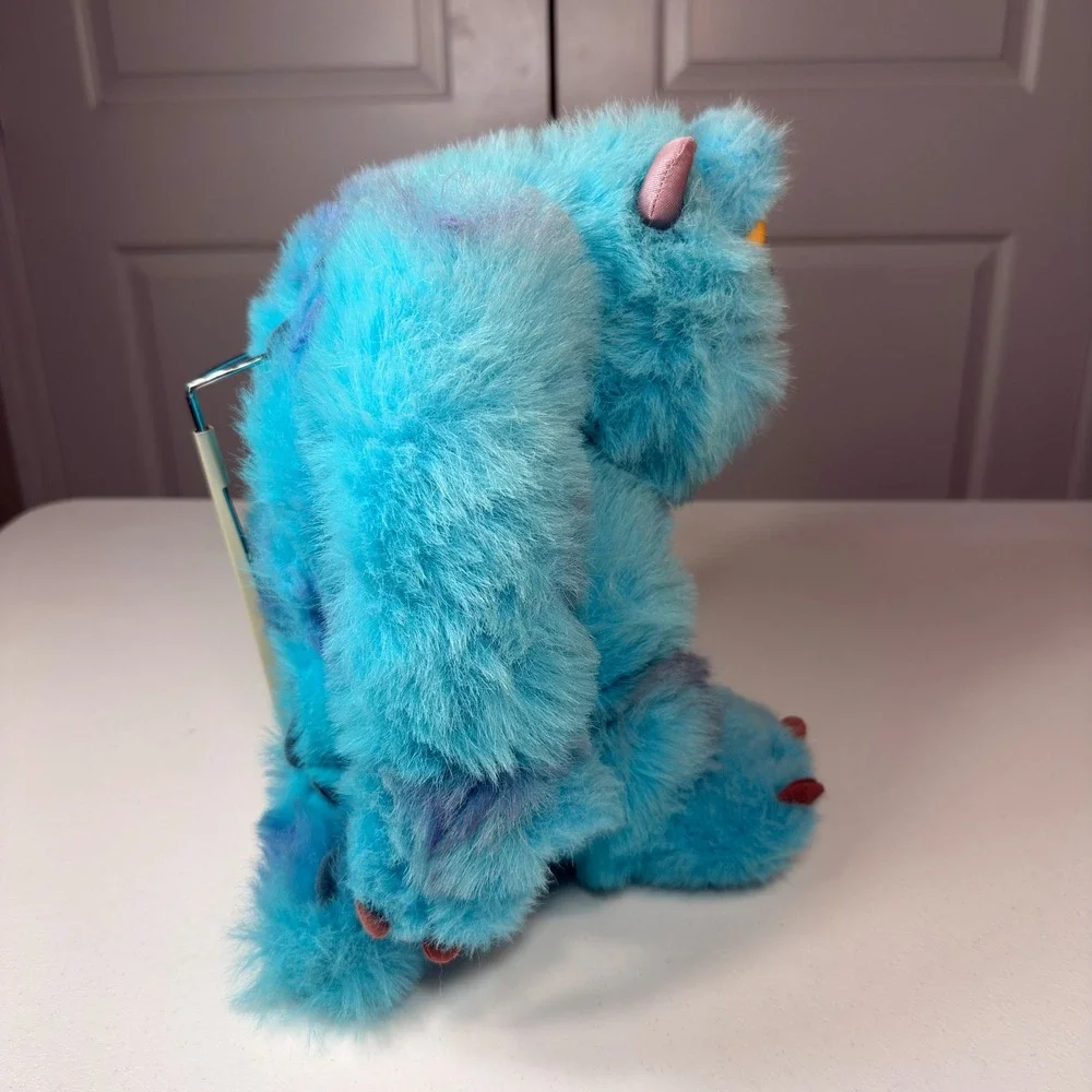 Vintage 2001 Hasbro Monsters Inc Sulley Plush with Scream Canister 13